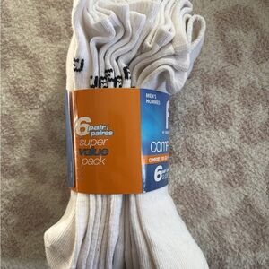 FootJoy Men's White Athletic Socks - 6 Pair Pack